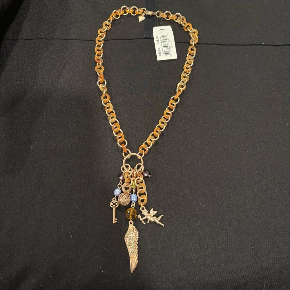 Cookie Lee Guardian Angel Necklace NWT